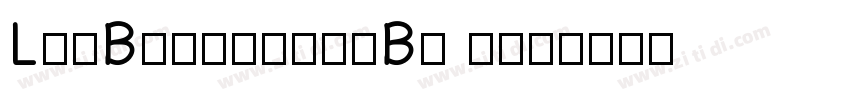 LinBiolinum_Bd 055字体转换